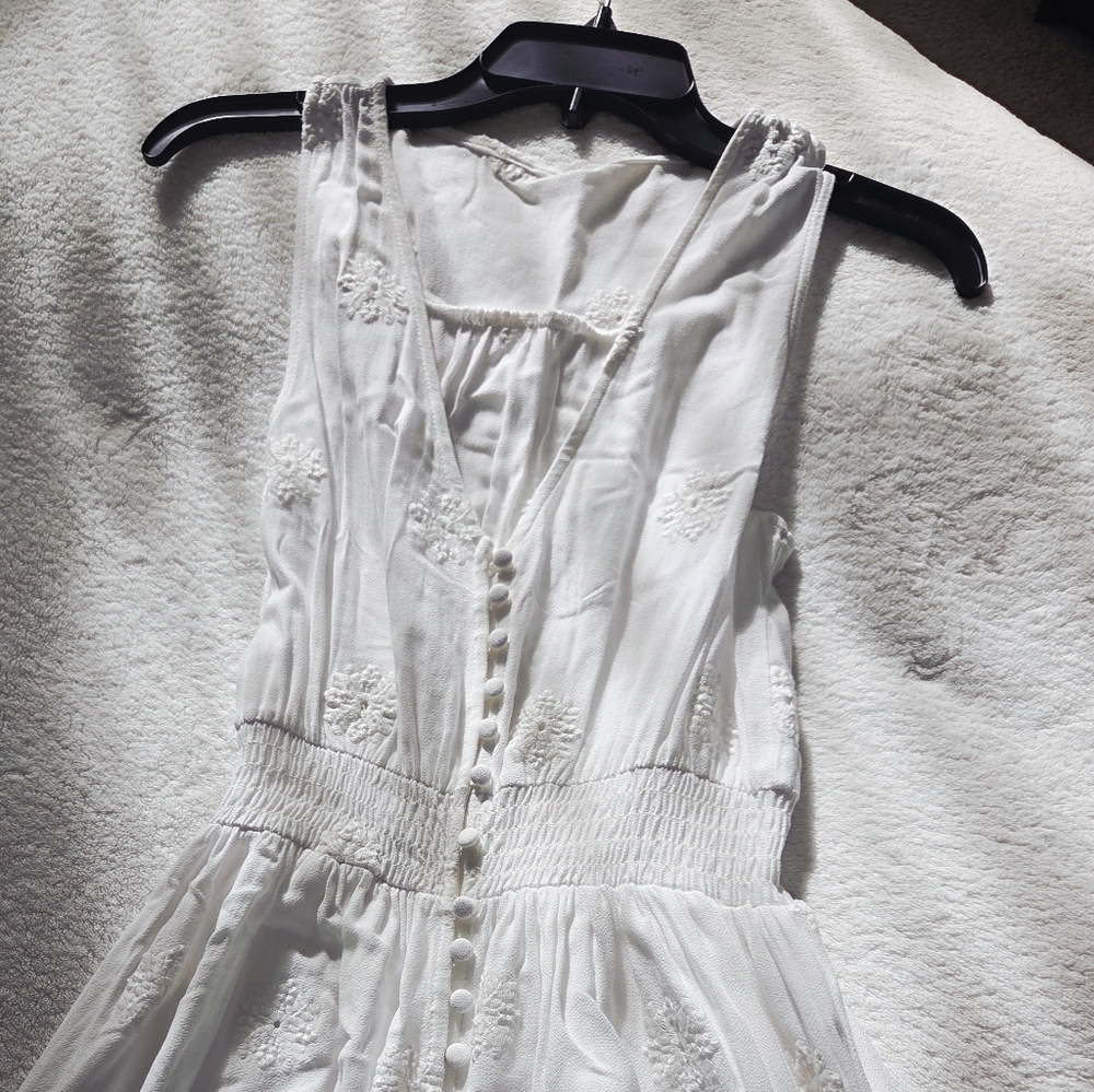 Forever 21 ✨️ Maxi White Sleeveless Dress Size XS - Picture 13 of 15